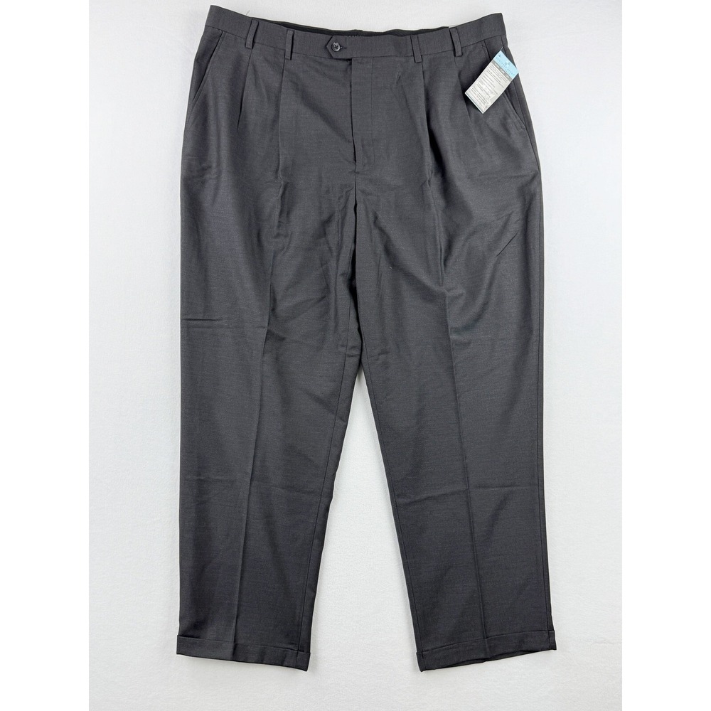 Geoffrey Beene Banker's Collection Wrinkle Resist Dress Pants 46x32